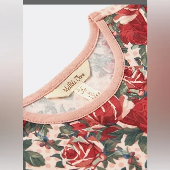 NWT Matilda Jane Kensley Girls Floral Print Dress ~ - Picture 3 of 9